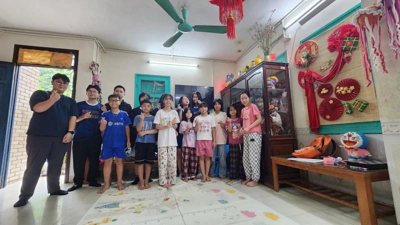 CareConnect student volunteers visiting SOS Children’s Village
