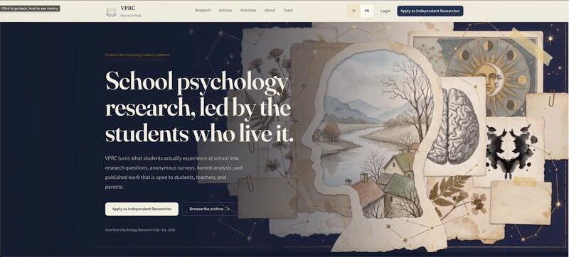 VPRC's student psychology research platform